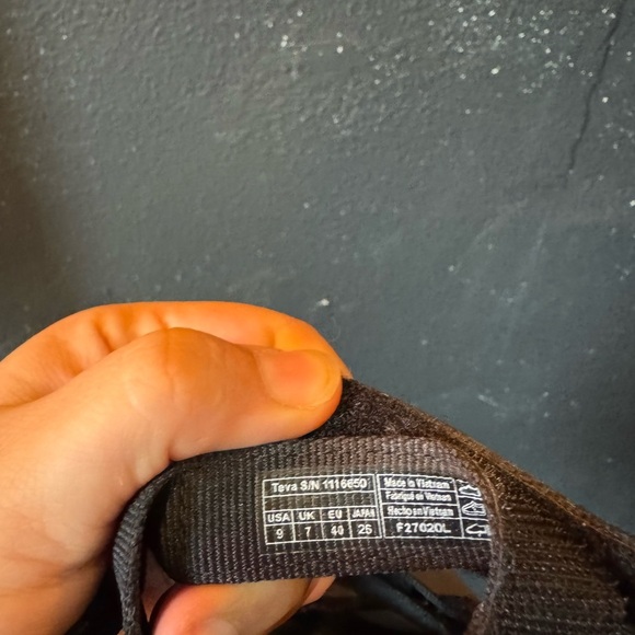 Women’s Black and Grey Sanborn Teva Sandals - Picture 5 of 8